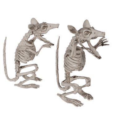 Halloween-Figur Rattenskelett ca. 17 cm