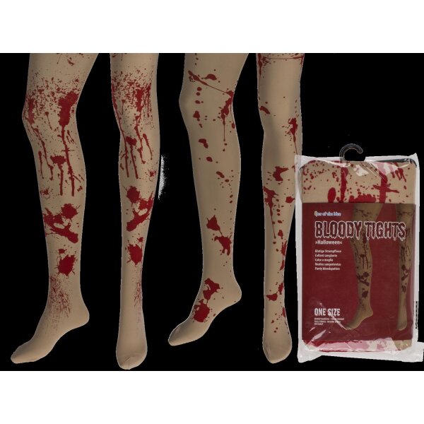 Strumpfhose blutverschmiert nude One Size
