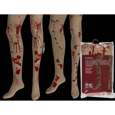 Strumpfhose blutverschmiert nude One Size
