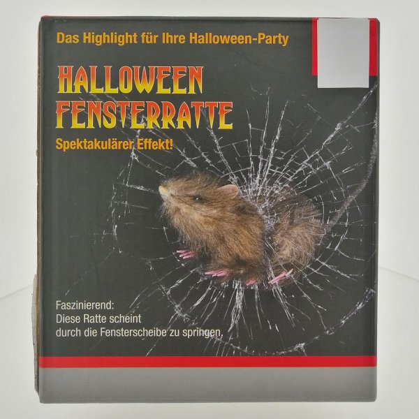 Halloween Fensterratte 2-teilig