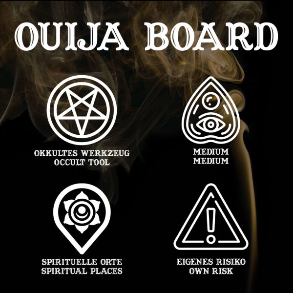 Ouija Board, Hexenbrett, Spirit Board, Witchboard, Okkultismus