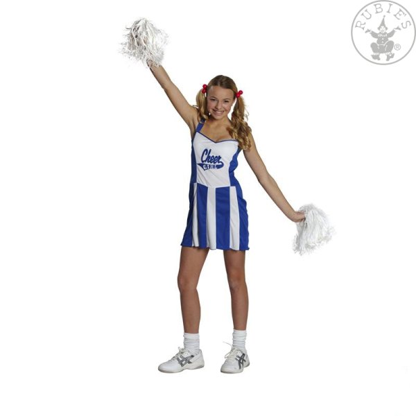 Rubies Kostüm Cheerleader blau weiß