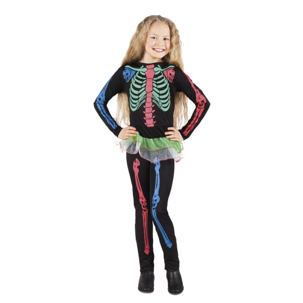 Boland Kinder-Kostüm Neonskelett 7-9 Jahre