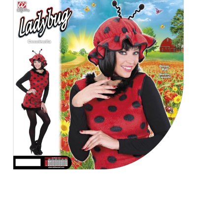 Ladybug / Marienkäfer XL = D:46/48 rotes Lady Fashingkostüme