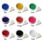 Premium Aquaschminke Rot 14 g mit passendem Schminkschwamm – wasseraktivierbare Gesichtsfarbe mit hoher Deckkraft für Halloween Make-up, Karneval, Fasching, Cosplay, Theater, Bühne, Gothic Look, Totenkopf, Skelett, Zombie, Hexe, Vampir, Teufel, Horror Kos