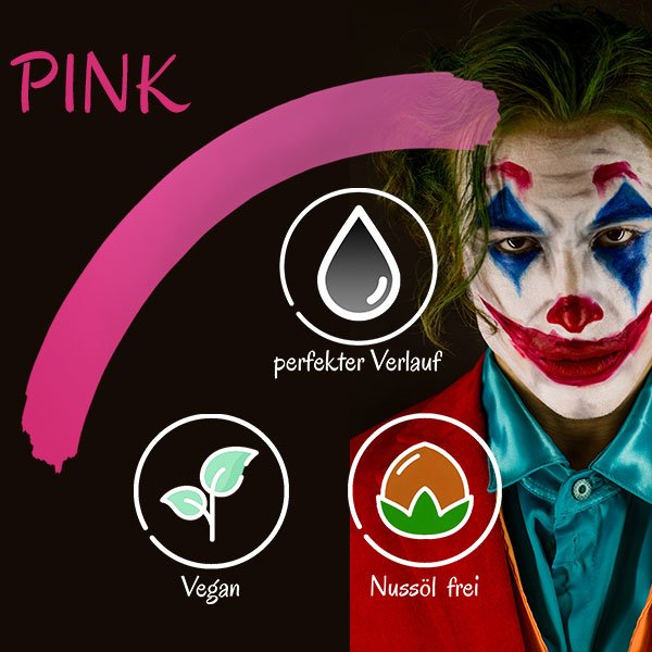 Premium Aqua Make Up Pink 14g mit passenden Schwamm