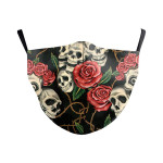 Mund-Nasen-Maske Skull & Roses