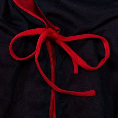 Premium Halloween Umhang XL (160cm) wechsel Rot & Schwarz mit Kapuze für Vampire, Larp, Cosplay, Rotkäppchen ...