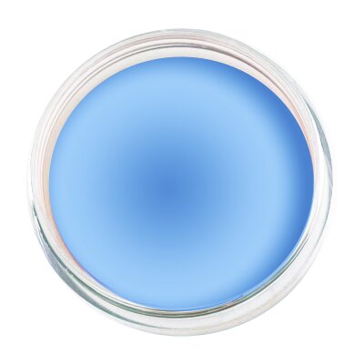Premium Aquaschminke Pearl Iceblue 14 g mit passendem Schminkschwamm – wasseraktivierbare Gesichtsfarbe mit hoher Deckkraft für Halloween Make-up, Karneval, Fasching, Cosplay, Theater, Bühne, Gothic Look, Totenkopf, Skelett, Zombie, Hexe, Vampir, Teufel,
