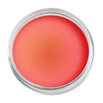 Premium Aquaschminke UV Orange 14 g mit passendem Schminkschwamm – wasseraktivierbare Gesichtsfarbe mit hoher Deckkraft für Halloween Make-up, Karneval, Fasching, Cosplay, Theater, Bühne, Gothic Look, Totenkopf, Skelett, Zombie, Hexe, Vampir, Teufel, Horr