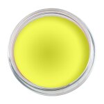 Premium Aquaschminke UV Gelb 14 g mit passendem Schminkschwamm – wasseraktivierbare Gesichtsfarbe mit hoher Deckkraft für Halloween Make-up, Karneval, Fasching, Cosplay, Theater, Bühne, Gothic Look, Totenkopf, Skelett, Zombie, Hexe, Vampir, Teufel, Horror