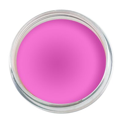 Premium Aquaschminke UV Pink 14 g mit passendem Schminkschwamm – wasseraktivierbare Gesichtsfarbe mit hoher Deckkraft für Halloween Make-up, Karneval, Fasching, Cosplay, Theater, Bühne, Gothic Look, Totenkopf, Skelett, Zombie, Hexe, Vampir, Teufel, Horror