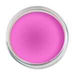Premium Aquaschminke UV Pink 14 g mit passendem Schminkschwamm – wasseraktivierbare Gesichtsfarbe mit hoher Deckkraft für Halloween Make-up, Karneval, Fasching, Cosplay, Theater, Bühne, Gothic Look, Totenkopf, Skelett, Zombie, Hexe, Vampir, Teufel, Horror