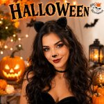 Schwarze Teddybär Ohren Haarreif – flauschige Bärenohren für Halloween, Karneval, Fasching, Cosplay, Mottoparty & Festival – leichtes Unisex Kostüm-Accessoire