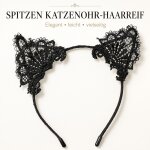 Schwarze Katzenohren aus Spitze – ein kleines Accessoire mit großer Wirkung