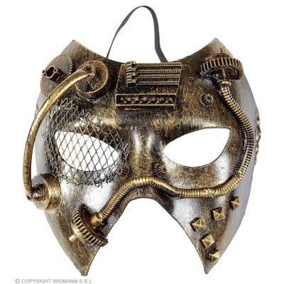 Steampunk Maske Kupferfarbene