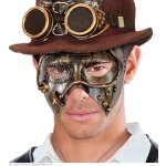 Steampunk Maske Kupferfarbene