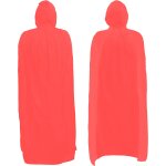 Halloween Umhang S (100cm) Rot mit Kapuze für Vampire, Larp, Cosplay, Rotkäppchen ...