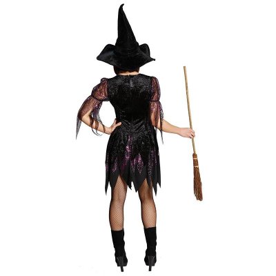 Kostüm Spider-Witch Schwarz-Pink